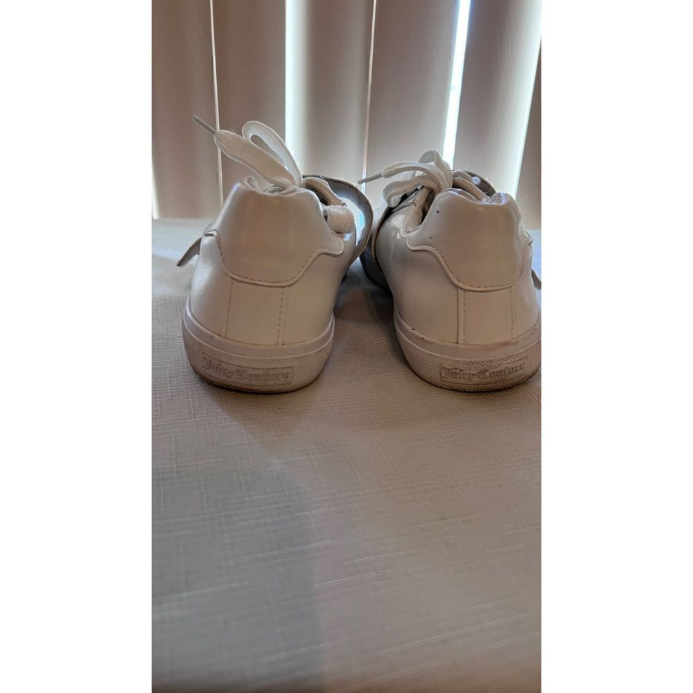 Juicy Couture Cartwheel Bling White Leather Sneakers Women's SZ 8 - Picture 7 of 10